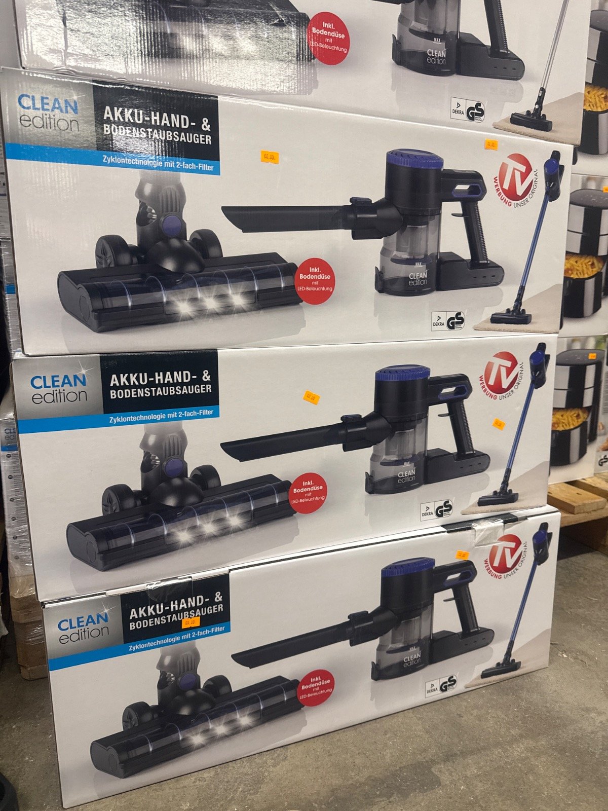 Cleanediton staubsauger puteklu sucejs akkumulatora
